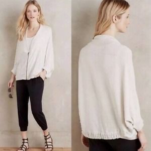 Anthropologie MOTH Cream Cardigan Sweater